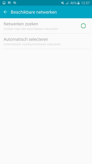 Wacht tot de zoekopdracht beëindigd is