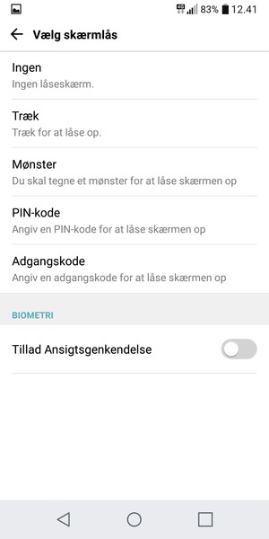 Vælg Mønster