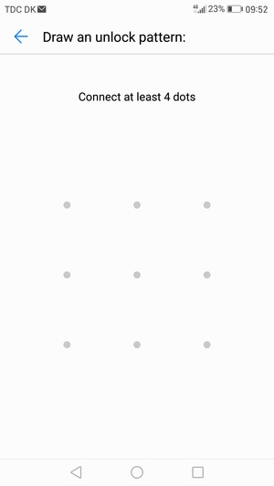 Draw an unlock pattern