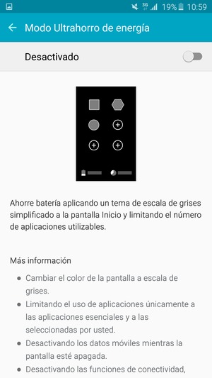 Active Modo Ultrahorro de energía