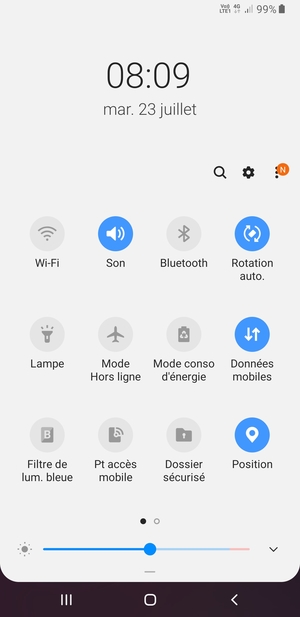 Désactiver le Position
