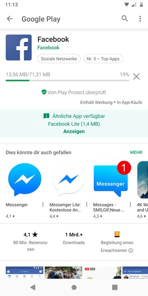 Warten Sie, bis der Installationsprozess  beendet ist