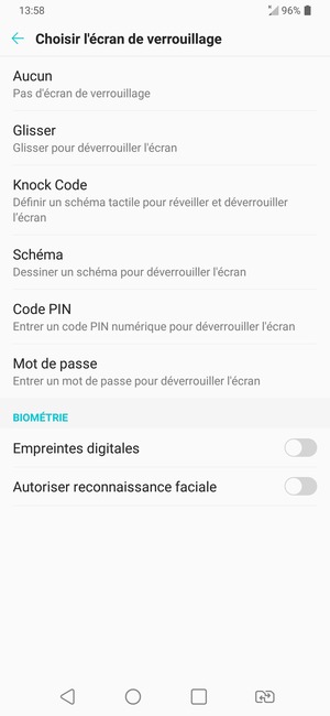 Sélectionnez Schéma