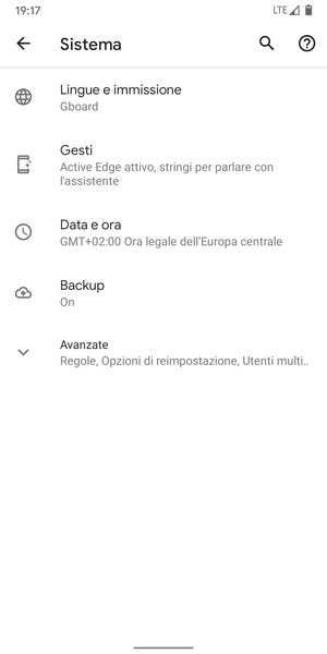 Seleziona Avanzate