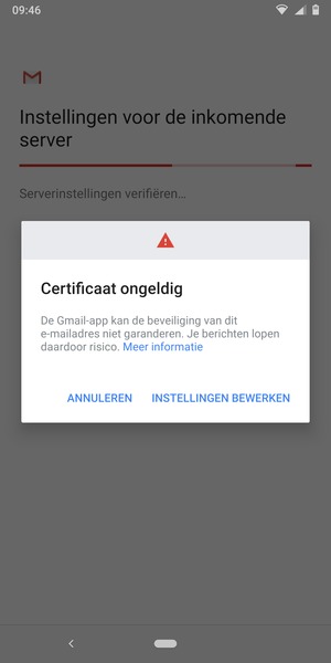 Selecteer INSTELLINGEN BEWERKEN