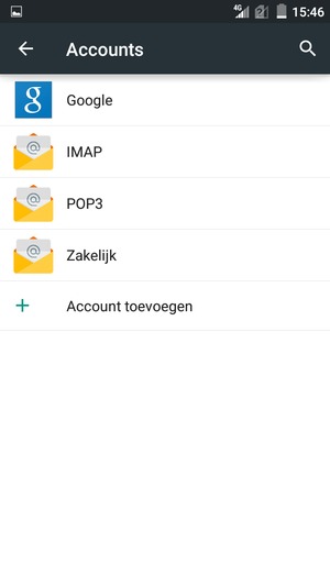 Selecteer Google