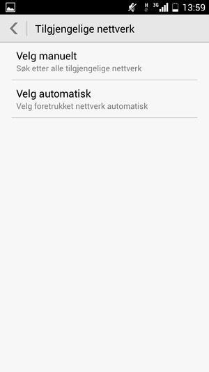 Velg Velg manuelt