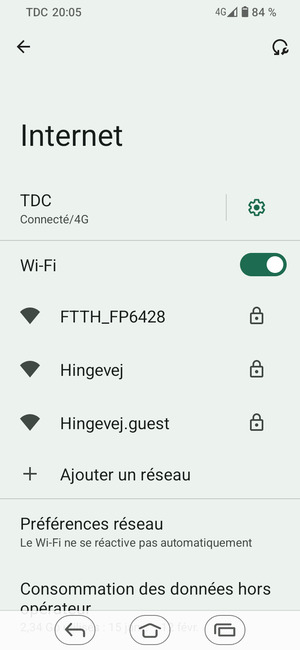 Sélectionnez le réseau sans fil auquel vous souhaitez vous connecter