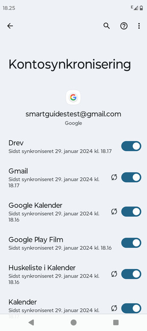 Vælg Menu-knappen