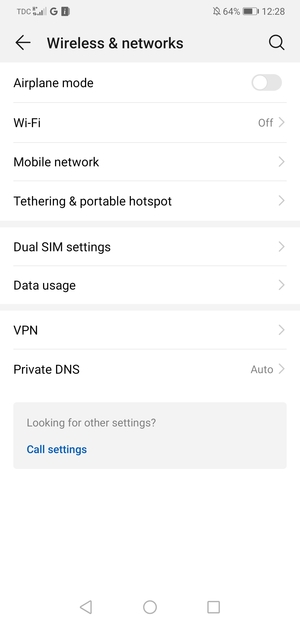 Select Wi-Fi
