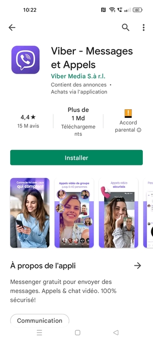 Sélectionnez Installer