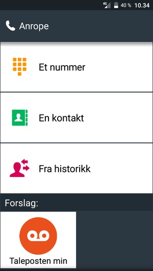 Velg Taleposten min