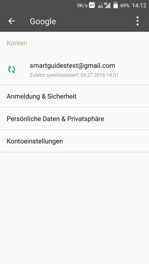 Wählen Sie Ihr Konto