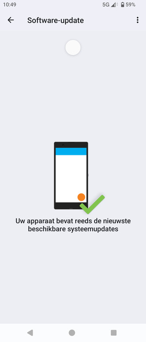 Wacht tot de zoekopdracht beëindigd is