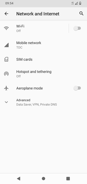 Select Wi-Fi