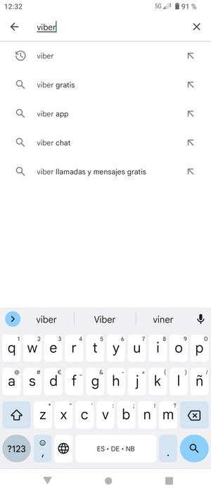 Introduzca el nombre de la aplicación y seleccione Buscar