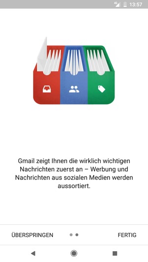 Wählen Sie FERTIG