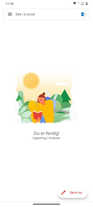 Hotmail er klar til bruk