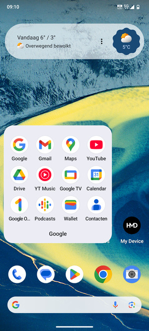 Selecteer Gmail
