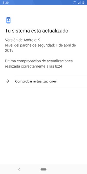 Seleccione Comprobar actualizaciones