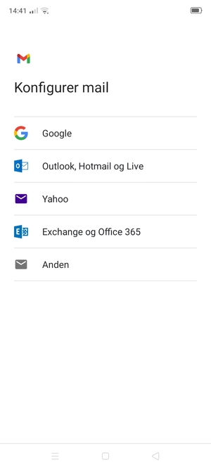 Vælg Google