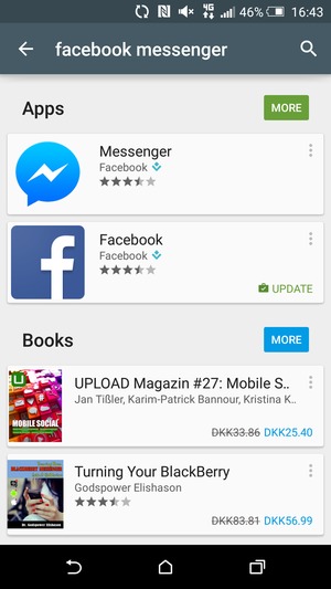 Select the app