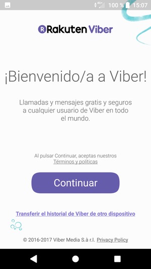 Su aplicación está lista para usar