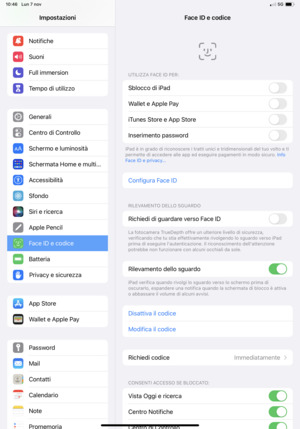 Il tuo iPad è ora protetto da un blocco schermo