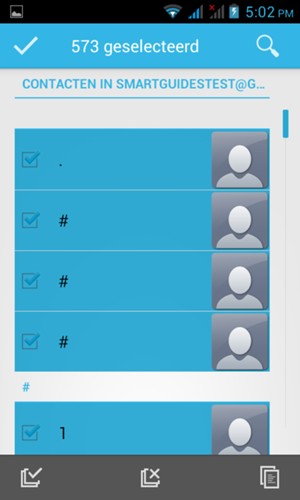 Vink het selectievakje aan en selecteer Duplicaat