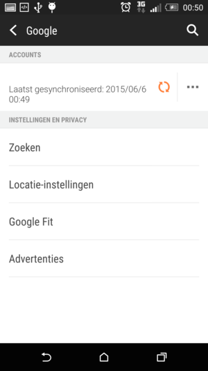 Selecteer uw account