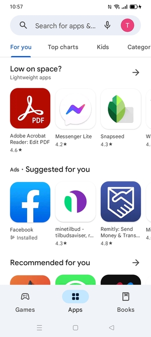 Select the Search bar