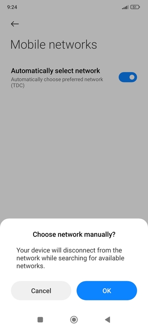 Select OK