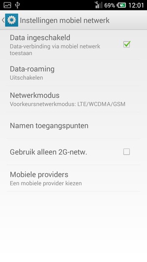 Selecteer Namen toegangspunten