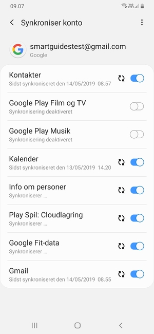 Dine kontakter fra Google vil nu blive synkroniseret til din Galaxy