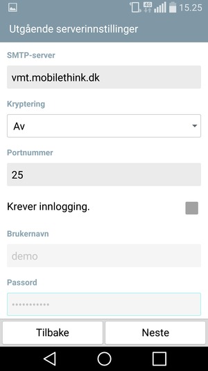 Fjern krysset i avkrysningsboksen Krever innlogging. og velg Neste