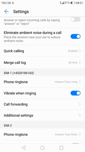 Scroll to and select Additional settings