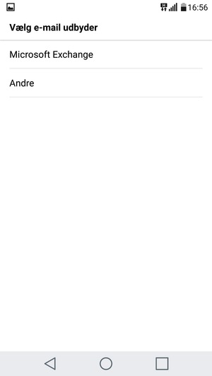 Vælg Andre