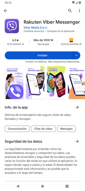Seleccione Instalar