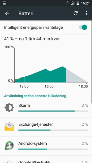 Tryck på Meny-knappen