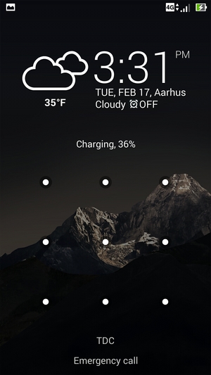 Your phone is now secure with a screen lock
