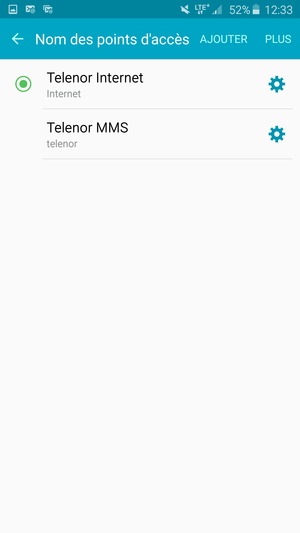 Sélectionnez PLUS