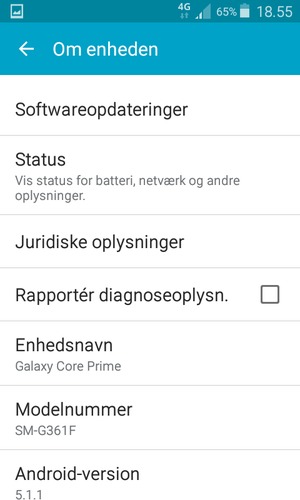 Vælg Softwareopdateringer