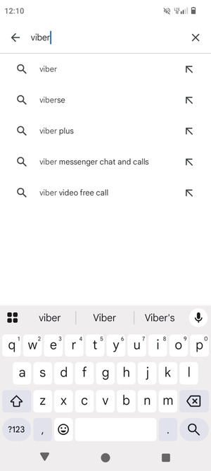 Enter the app name and select Search