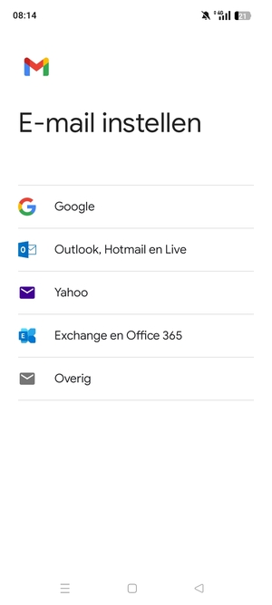 Selecteer Google