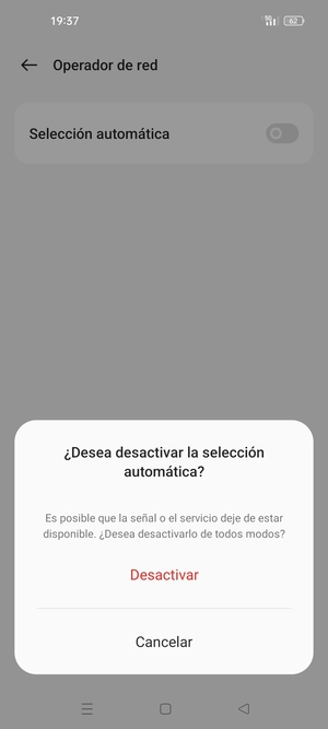 Seleccione Desactivar