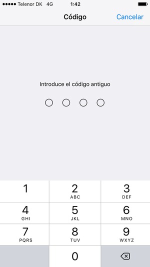Introduzca su antigua contraseña