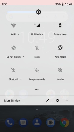 Select the Settings button