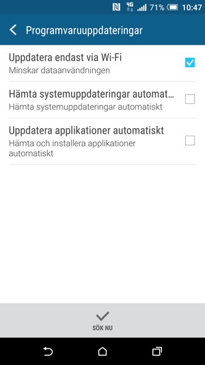 Välj SÖK NU