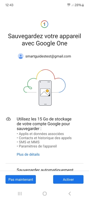 Sélectionnez Activer