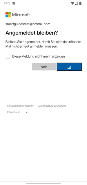 Wählen Sie Ihre gewünschte Option